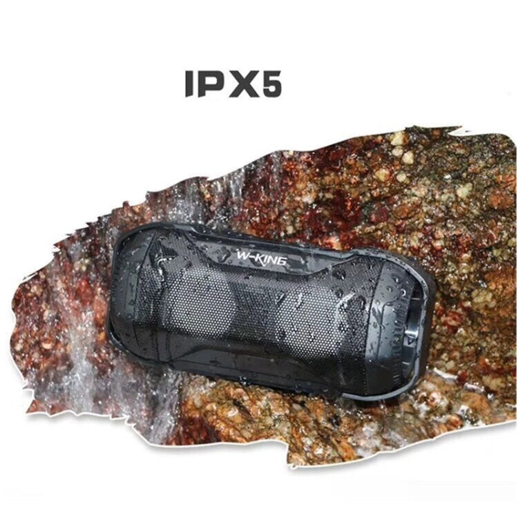 W-KING S21Outdoor Bluetooth Speaker  Waterproof IPX5 Portable Wireless Bicycle Speaker with LED Light for Mobile Phones