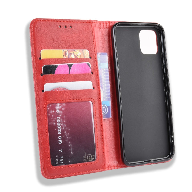 Magnetic Buckle Retro Crazy Horse Texture Horizontal Flip Leather Case for Google Pixel 4xl, with Holder & Card Slots & Photo Frame