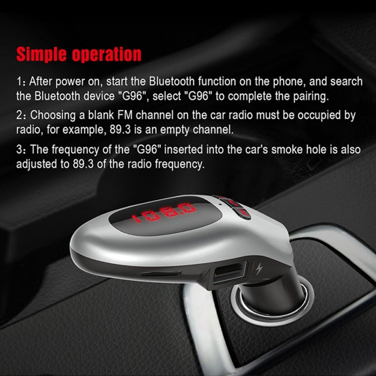Bluetooth 4.2 Car Kit Hands-free FM Transmitter Stereo A2DP MP3 Music Player Dual USB Charger TF Card U Disk Input Audio Receiver