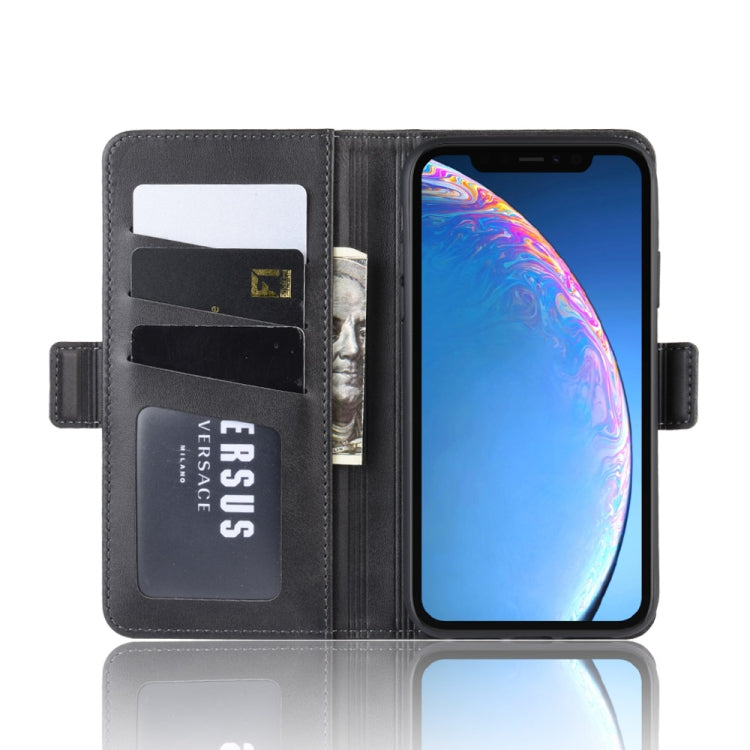 For iPhone 11 Dual-side Magnetic Buckle Horizontal Flip Leather Case , with Holder & Card Slots & Wallet & Photo Frame