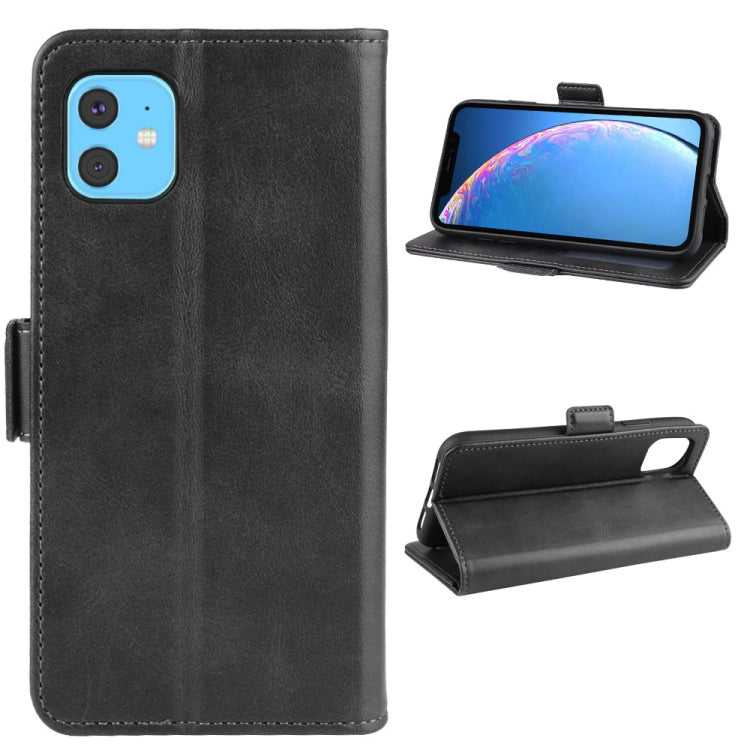 For iPhone 11 Dual-side Magnetic Buckle Horizontal Flip Leather Case , with Holder & Card Slots & Wallet & Photo Frame