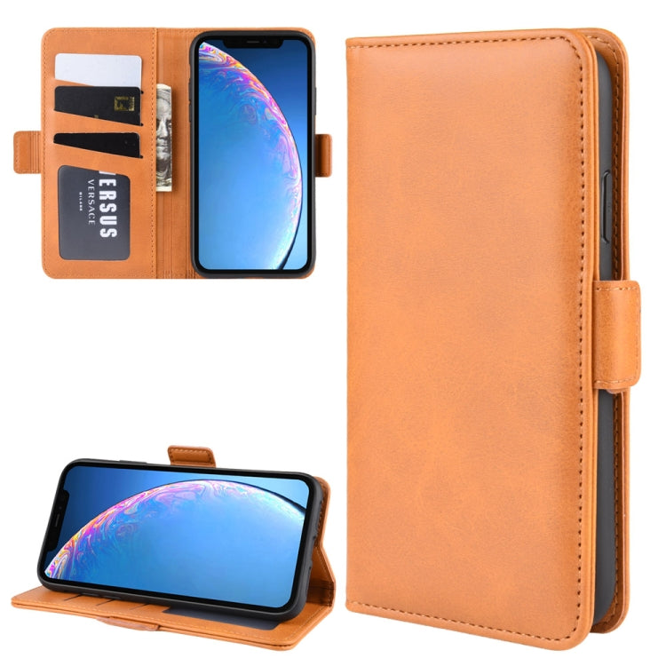 For iPhone 11 Dual-side Magnetic Buckle Horizontal Flip Leather Case , with Holder & Card Slots & Wallet & Photo Frame