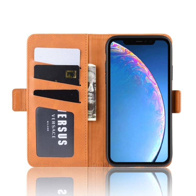 For iPhone 11 Dual-side Magnetic Buckle Horizontal Flip Leather Case , with Holder & Card Slots & Wallet & Photo Frame