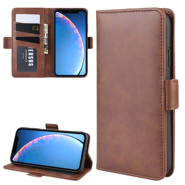 For iPhone 11 Dual-side Magnetic Buckle Horizontal Flip Leather Case , with Holder & Card Slots & Wallet & Photo Frame