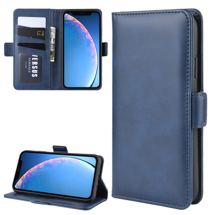 For iPhone 11 Dual-side Magnetic Buckle Horizontal Flip Leather Case , with Holder & Card Slots & Wallet & Photo Frame