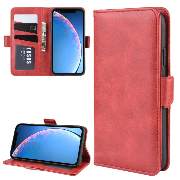 For iPhone 11 Dual-side Magnetic Buckle Horizontal Flip Leather Case , with Holder & Card Slots & Wallet & Photo Frame