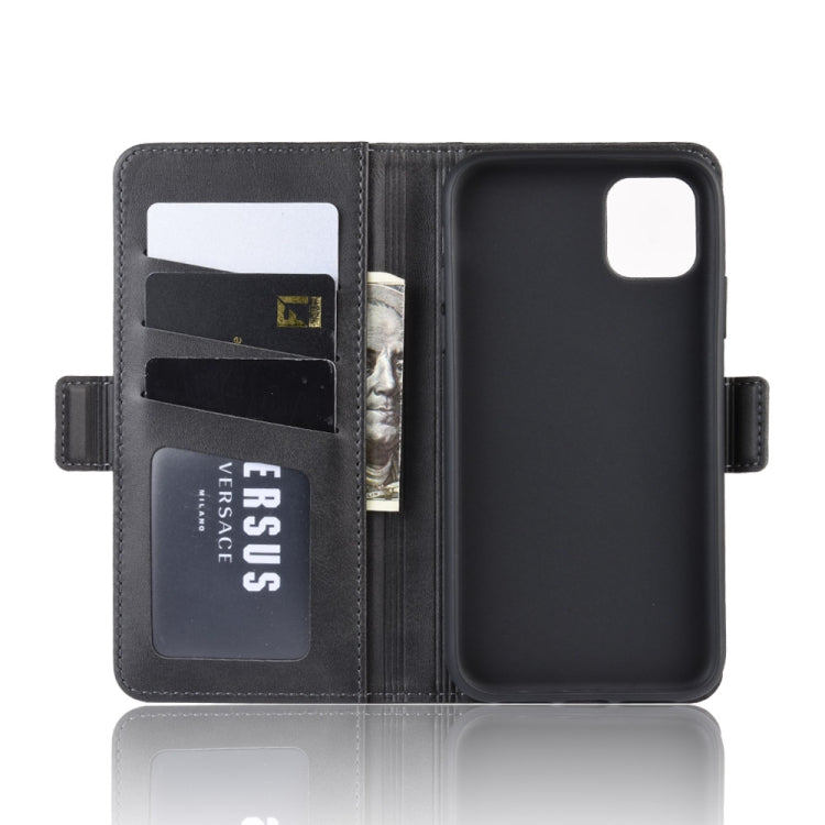 For iPhone 11 Pro Max Dual-side Magnetic Buckle Horizontal Flip Leather Case, with Holder & Card Slots & Wallet & Photo Frame