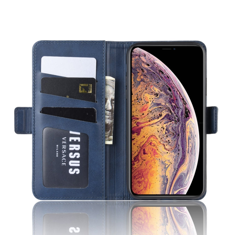For iPhone 11 Pro Max Dual-side Magnetic Buckle Horizontal Flip Leather Case, with Holder & Card Slots & Wallet & Photo Frame
