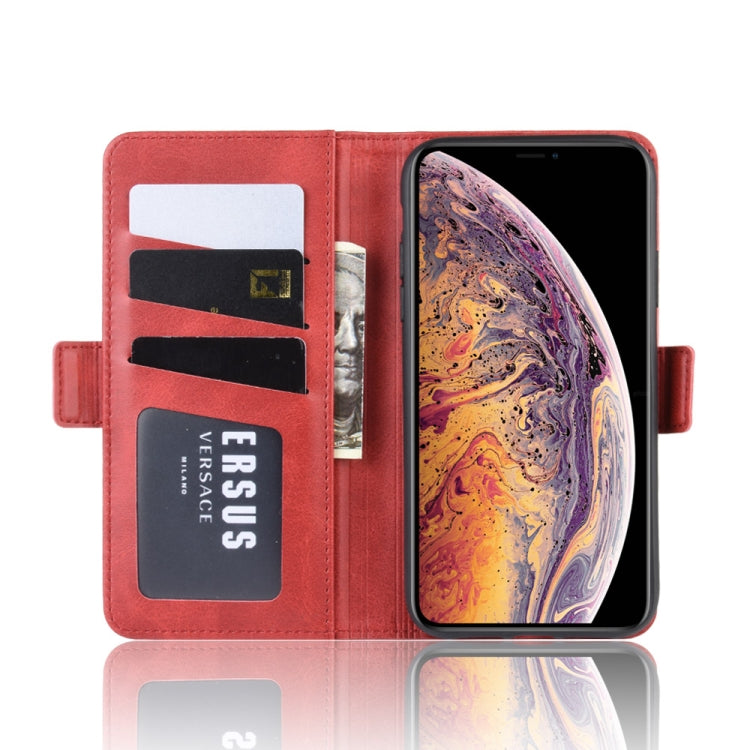 For iPhone 11 Pro Max Dual-side Magnetic Buckle Horizontal Flip Leather Case, with Holder & Card Slots & Wallet & Photo Frame