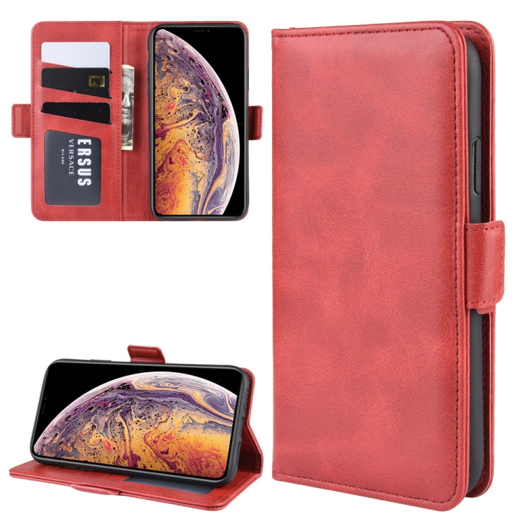 For iPhone 11 Pro Max Dual-side Magnetic Buckle Horizontal Flip Leather Case, with Holder & Card Slots & Wallet & Photo Frame