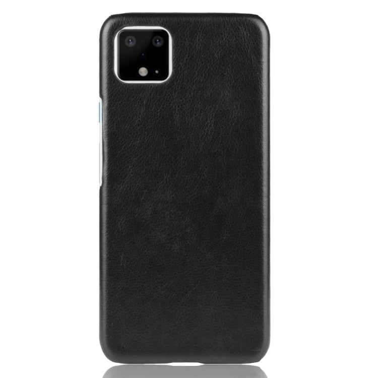 Shockproof Litchi Texture PC + PU Case For Google Pixel 4