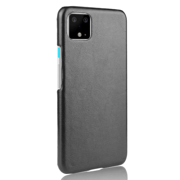 Shockproof Litchi Texture PC + PU Case For Google Pixel 4