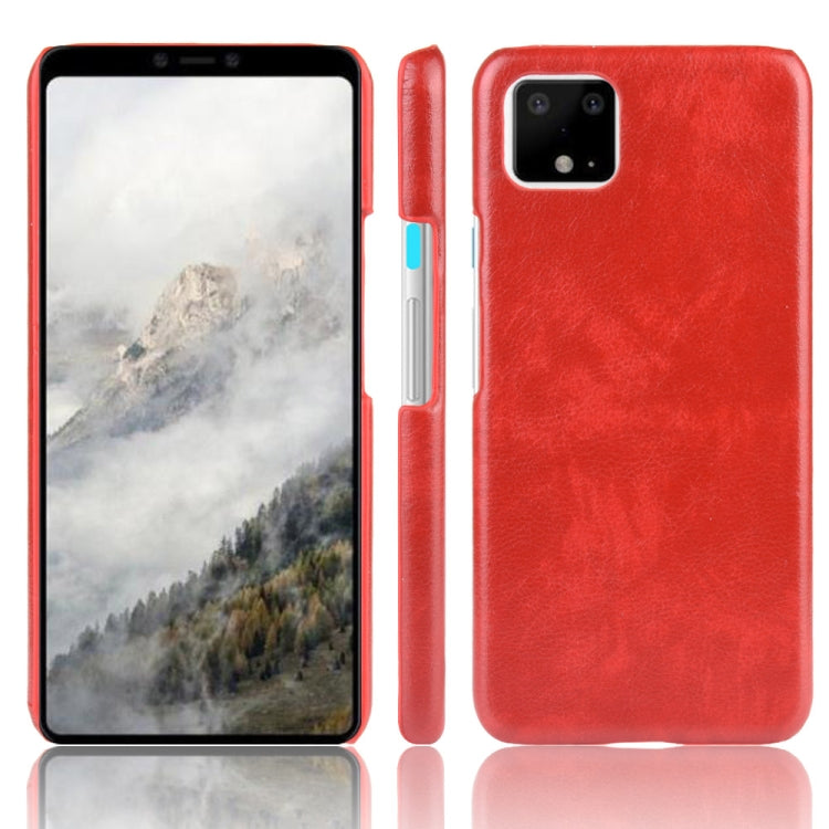 Shockproof Litchi Texture PC + PU Case For Google Pixel 4