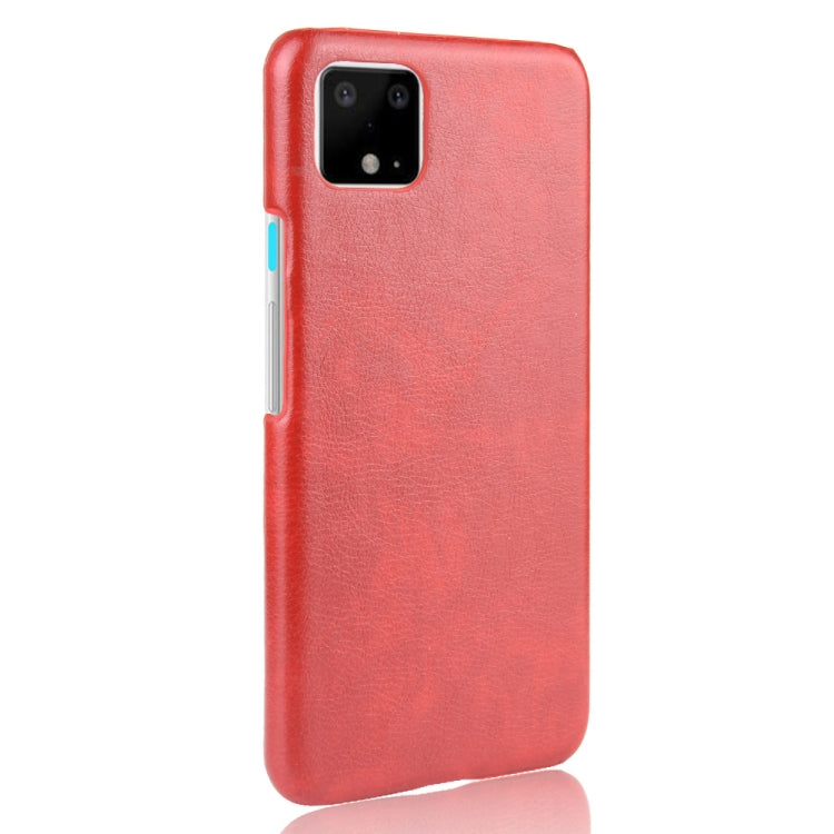 Shockproof Litchi Texture PC + PU Case For Google Pixel 4