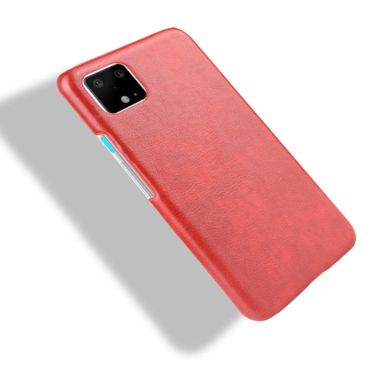 Shockproof Litchi Texture PC + PU Case For Google Pixel 4