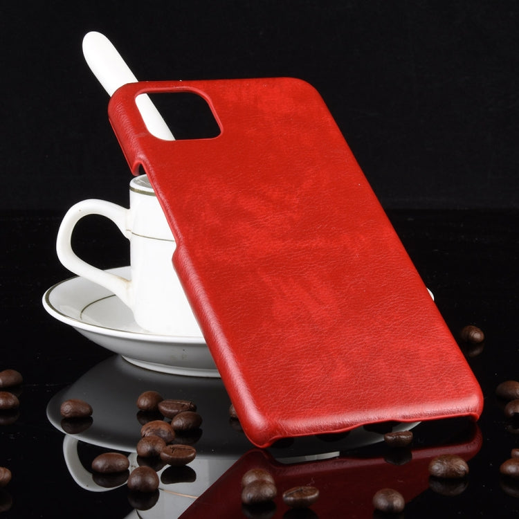 Shockproof Litchi Texture PC + PU Case For Google Pixel 4