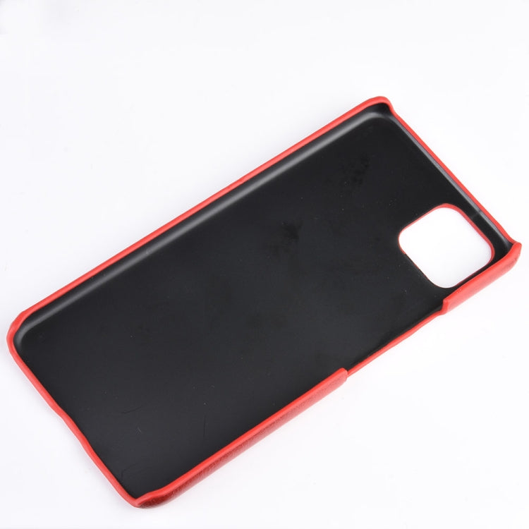 Shockproof Litchi Texture PC + PU Case For Google Pixel 4