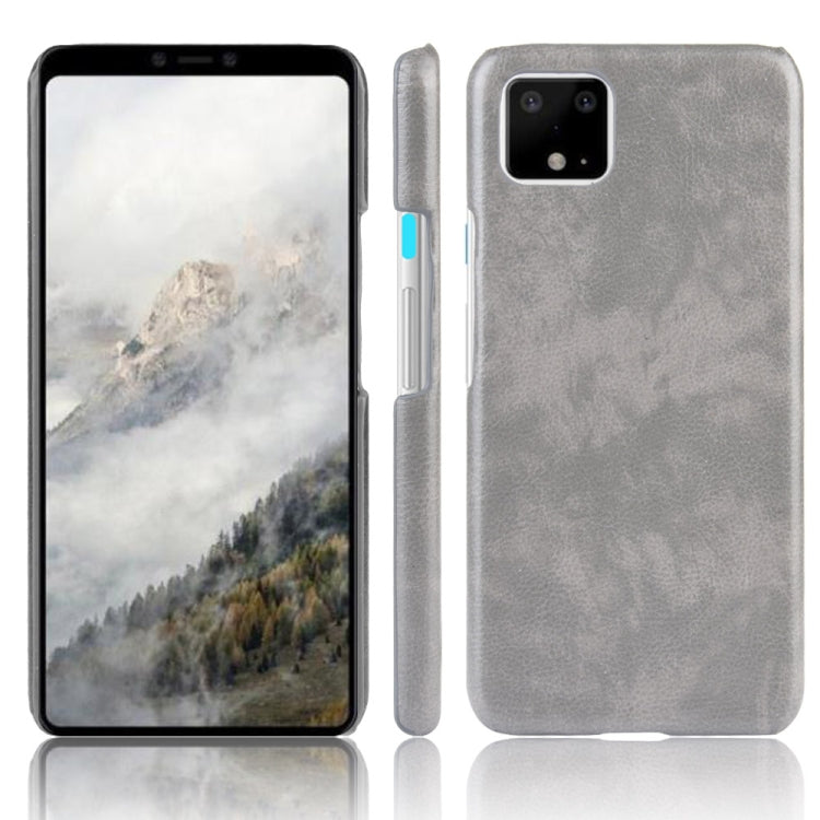 Shockproof Litchi Texture PC + PU Case For Google Pixel 4