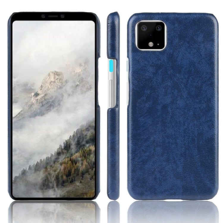 Shockproof Litchi Texture PC + PU Case For Google Pixel 4