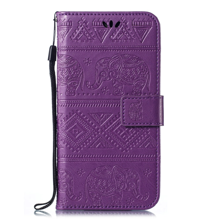 Elephant Embossing Pattern Horizontal Flip Leather Case for Galaxy M30, with Holder & Card Slots & Wallet & Lanyard