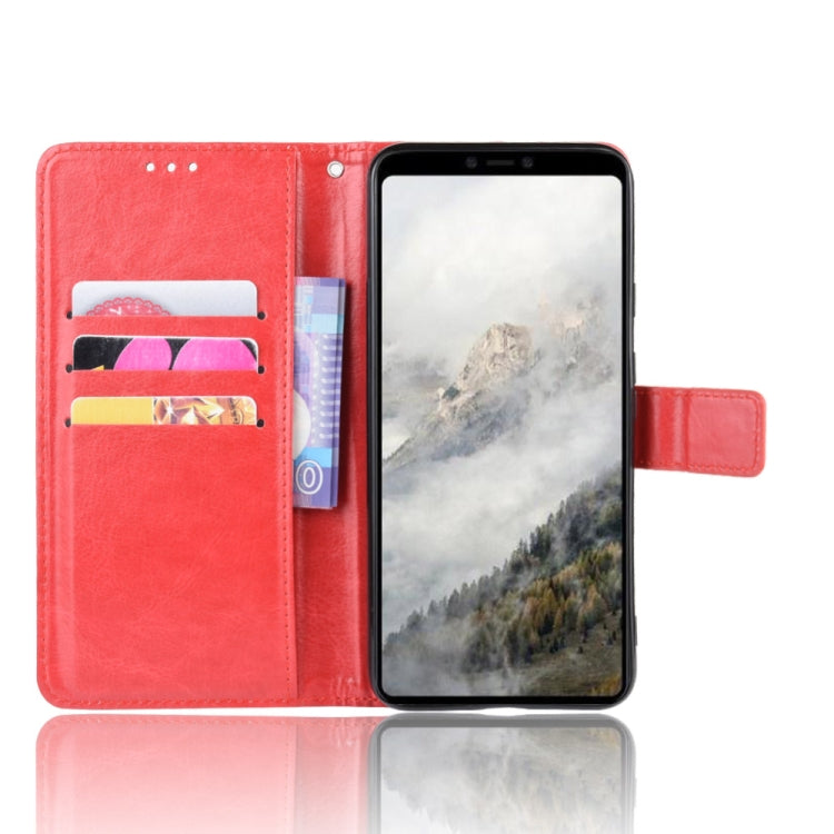 Retro Crazy Horse Texture Horizontal Flip Leather Case for Google Pixel 4 , with Holder & Card Slots & Photo Frame