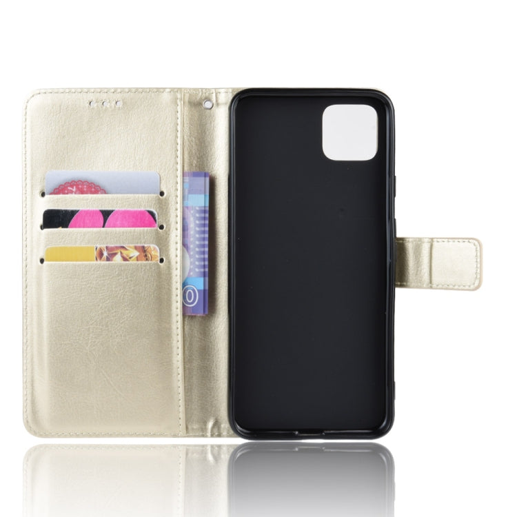 Retro Crazy Horse Texture Horizontal Flip Leather Case for Google Pixel 4 , with Holder & Card Slots & Photo Frame