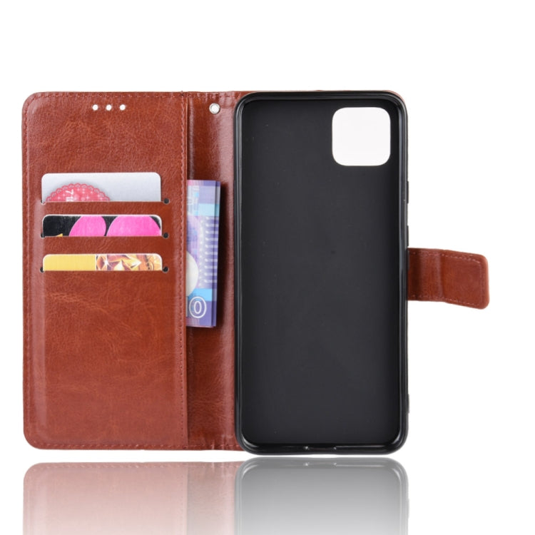 Retro Crazy Horse Texture Horizontal Flip Leather Case for Google Pixel 4XL, with Holder & Card Slots & Photo Frame