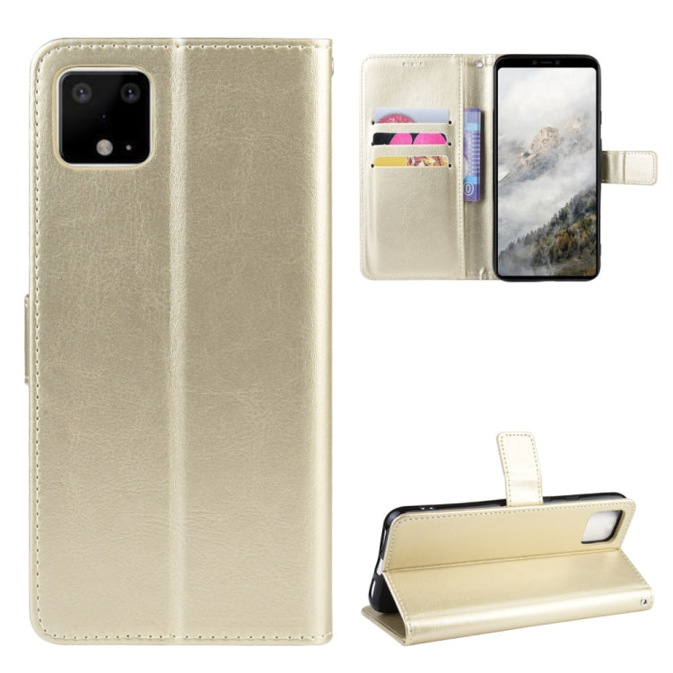 Retro Crazy Horse Texture Horizontal Flip Leather Case for Google Pixel 4XL, with Holder & Card Slots & Photo Frame