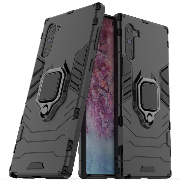 PC + TPU Shockproof Protective Case with Magnetic Ring Holder for Galaxy Note10