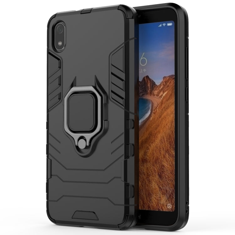PC + TPU Shockproof Protective Case with Magnetic Ring Holder for Xiaomi Redmi 7A