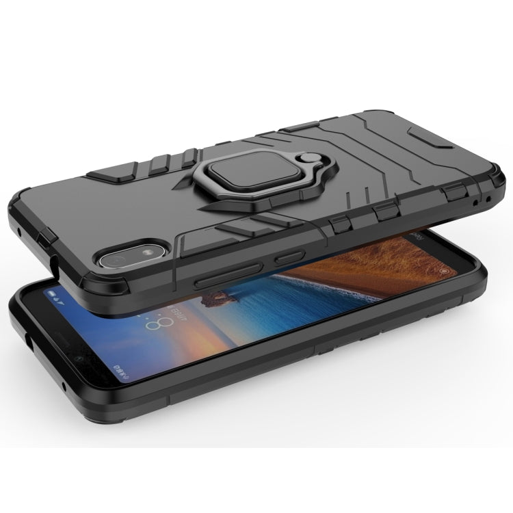 PC + TPU Shockproof Protective Case with Magnetic Ring Holder for Xiaomi Redmi 7A
