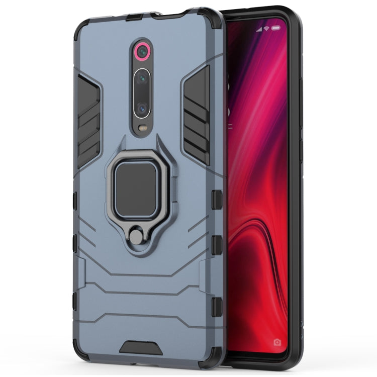 PC + TPU Shockproof Protective Case with Magnetic Ring Holder for Xiaomi 9T / 9T Pro