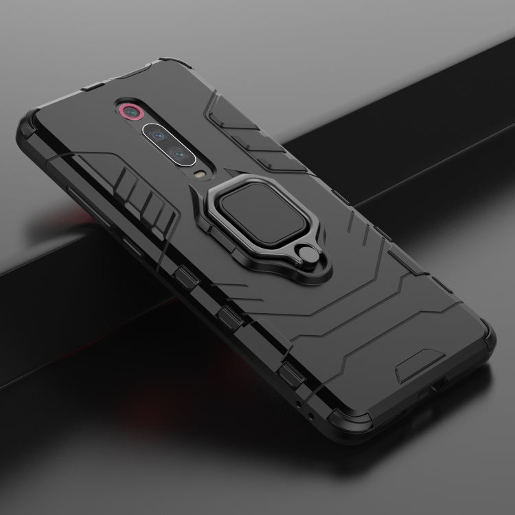 PC + TPU Shockproof Protective Case with Magnetic Ring Holder for Xiaomi 9T / 9T Pro