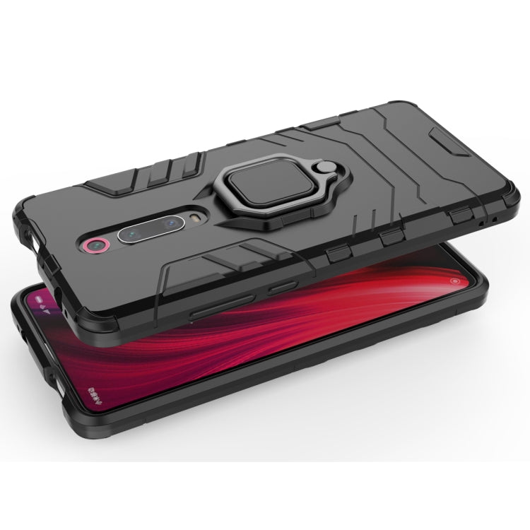 PC + TPU Shockproof Protective Case with Magnetic Ring Holder for Xiaomi 9T / 9T Pro