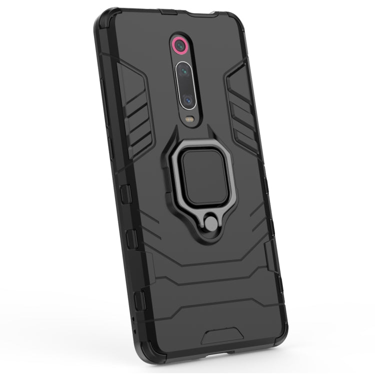 PC + TPU Shockproof Protective Case with Magnetic Ring Holder for Xiaomi 9T / 9T Pro