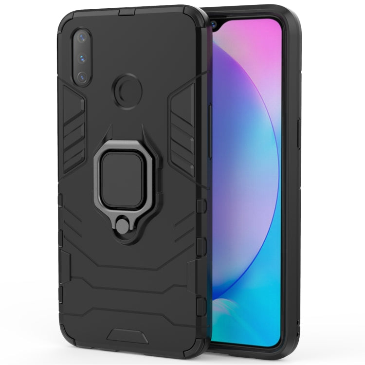 PC + TPU Shockproof Protective Case with Magnetic Ring Holder for Oppo Realme 3