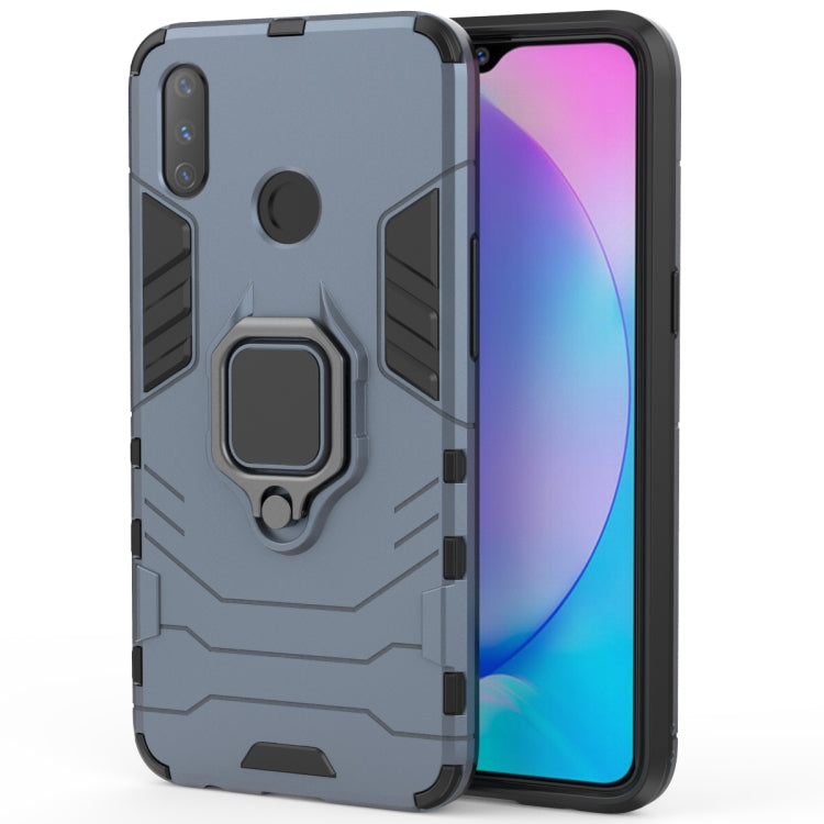 PC + TPU Shockproof Protective Case with Magnetic Ring Holder for Oppo Realme 3