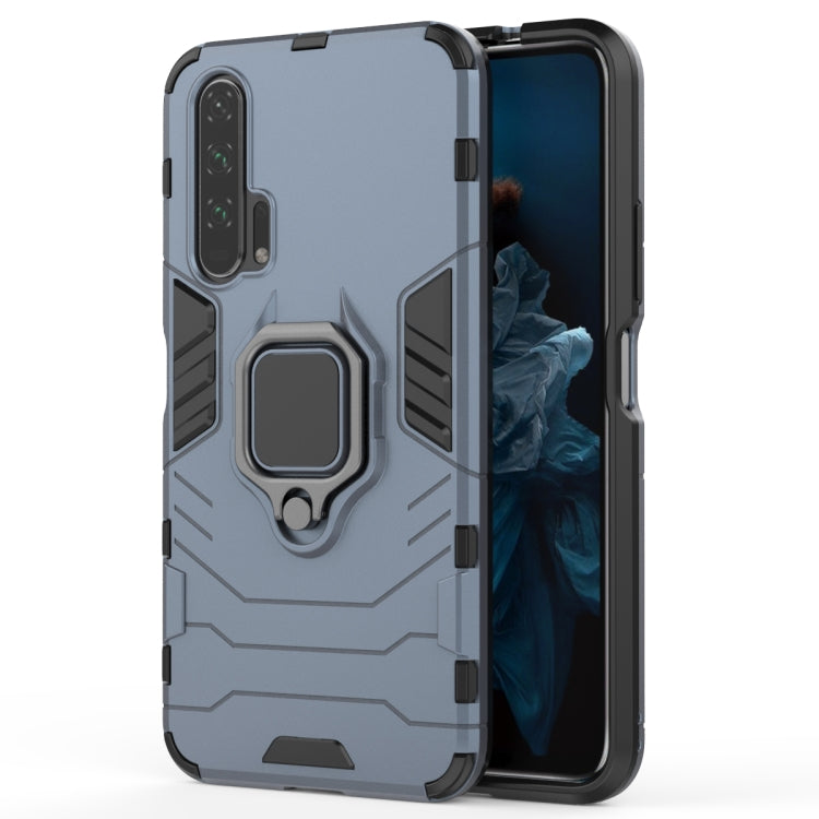 PC + TPU Shockproof Protective Case with Magnetic Ring Holder for Huawei Honor 20 Pro