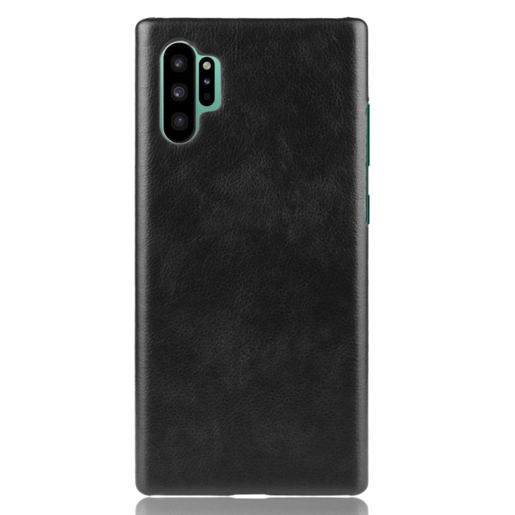 Shockproof Litchi Texture PC + PU Case For Galaxy Note10+