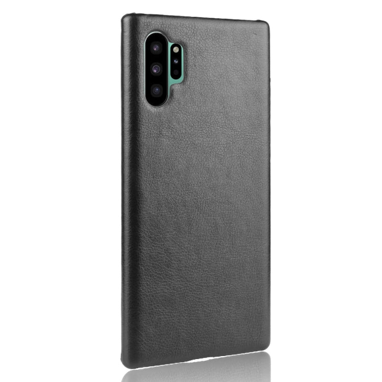 Shockproof Litchi Texture PC + PU Case For Galaxy Note10+