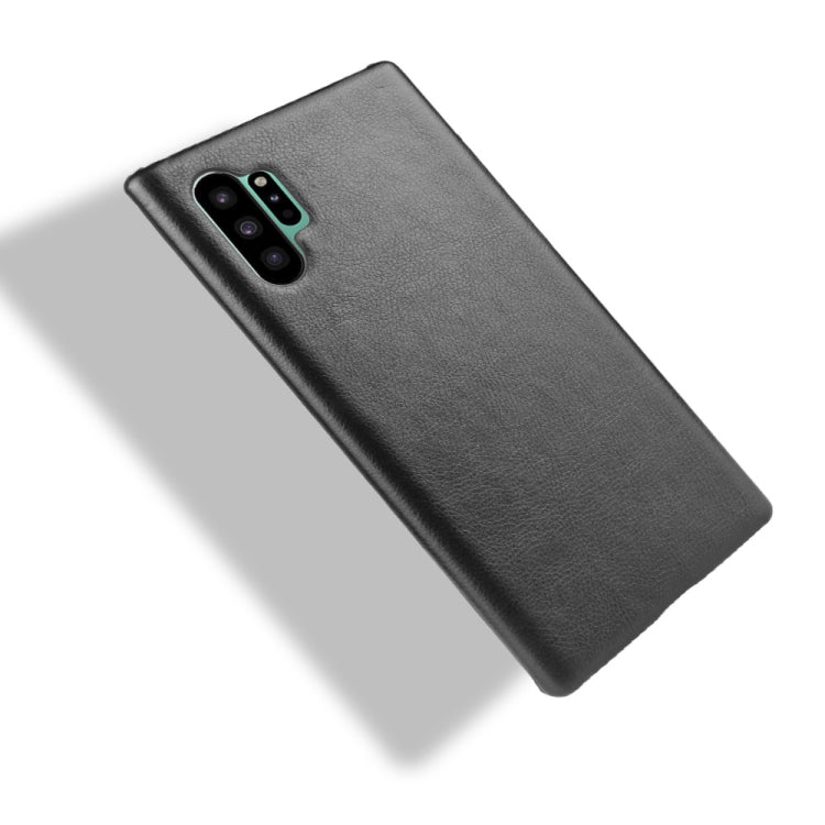 Shockproof Litchi Texture PC + PU Case For Galaxy Note10+