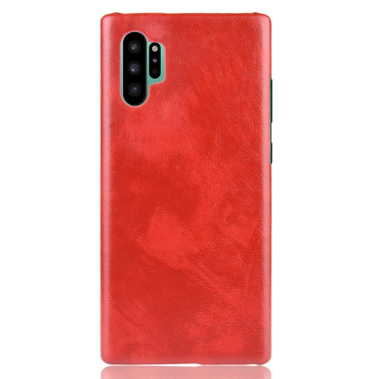 Shockproof Litchi Texture PC + PU Case For Galaxy Note10+