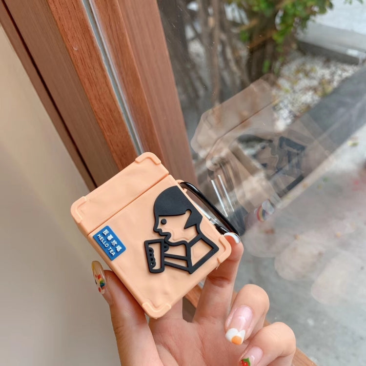 For Apple AirPods 1/2 Generation Universal Creative Tea Bag Wireless Bluetooth Headphone Protective Case
