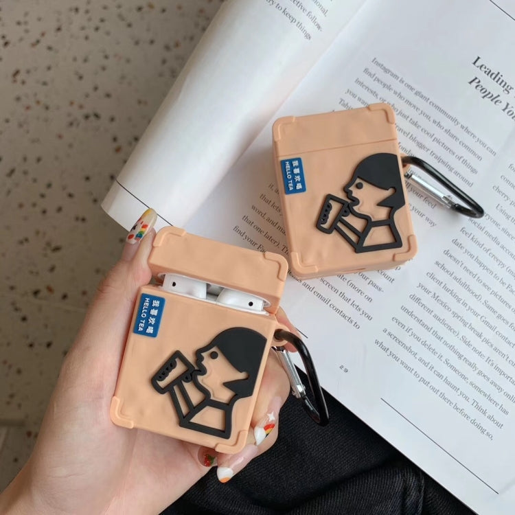 For Apple AirPods 1/2 Generation Universal Creative Tea Bag Wireless Bluetooth Headphone Protective Case