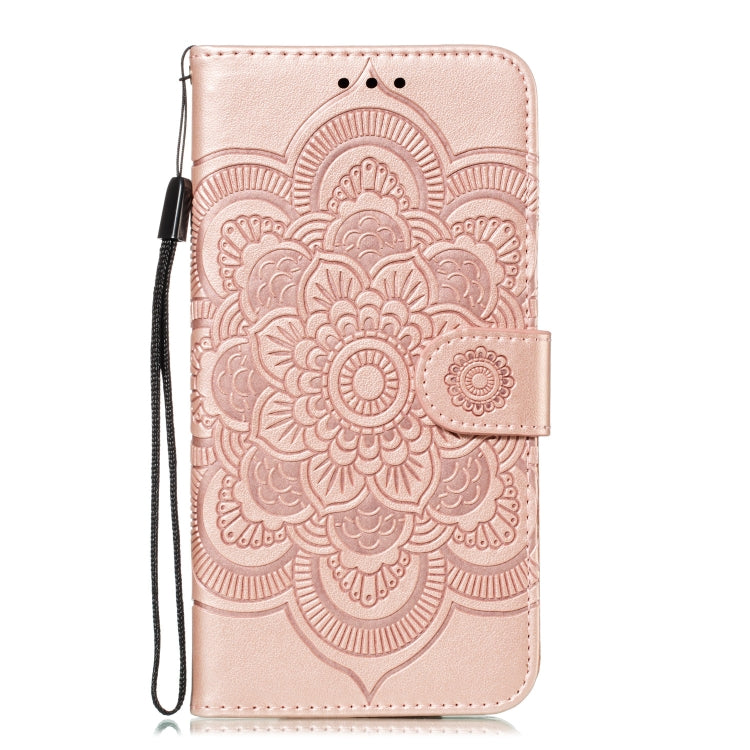 For iPhone 11 Pro Mandala Embossing Pattern Horizontal Flip Leather Case, with Holder & Card Slots & Wallet & Photo Frame & Lanyard