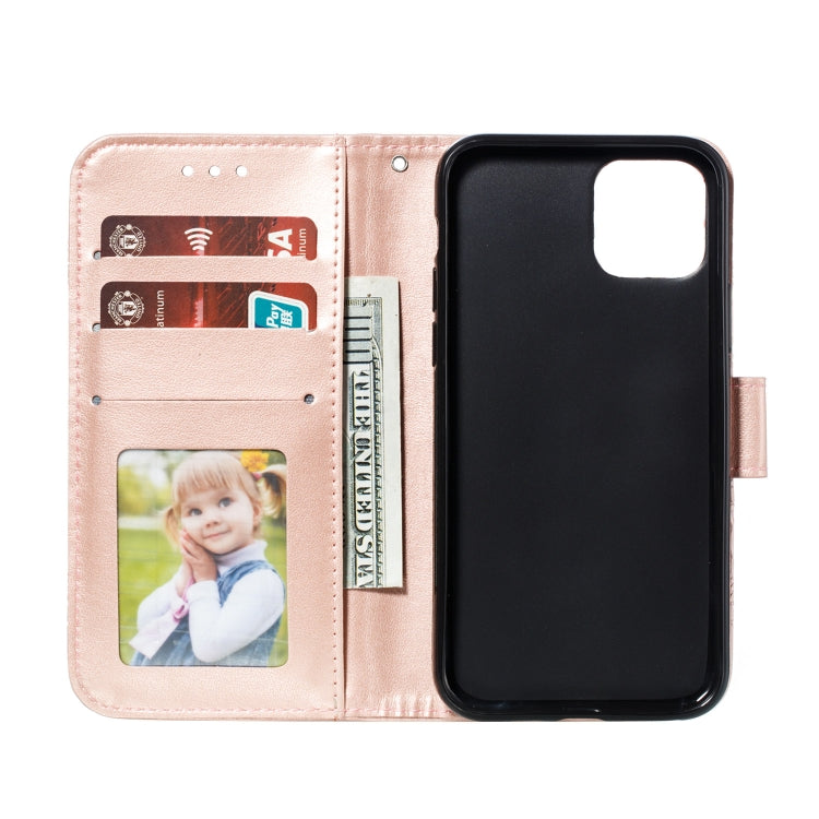For iPhone 11 Pro Mandala Embossing Pattern Horizontal Flip Leather Case, with Holder & Card Slots & Wallet & Photo Frame & Lanyard