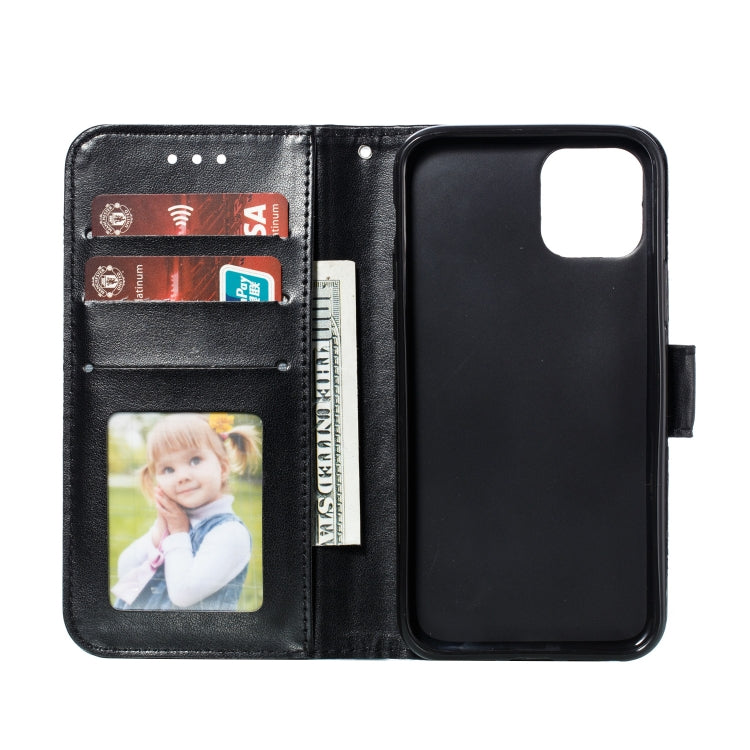 For iPhone 11 Pro Mandala Embossing Pattern Horizontal Flip Leather Case, with Holder & Card Slots & Wallet & Photo Frame & Lanyard