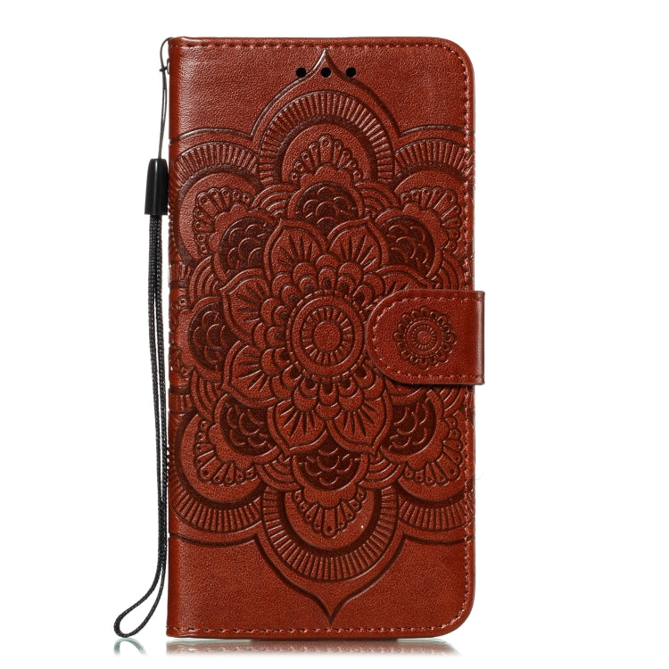 For iPhone 11 Pro Mandala Embossing Pattern Horizontal Flip Leather Case, with Holder & Card Slots & Wallet & Photo Frame & Lanyard