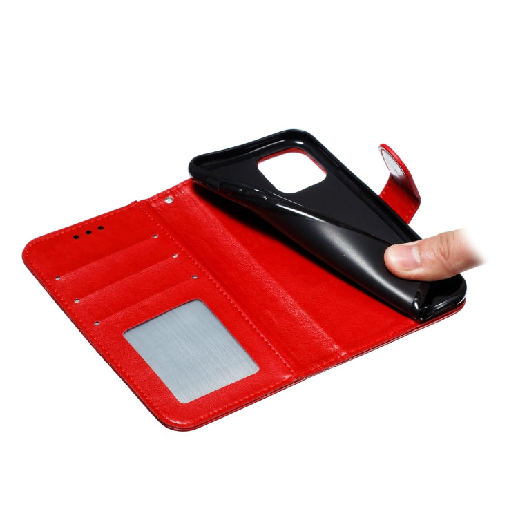 For iPhone 11 Pro Mandala Embossing Pattern Horizontal Flip Leather Case, with Holder & Card Slots & Wallet & Photo Frame & Lanyard