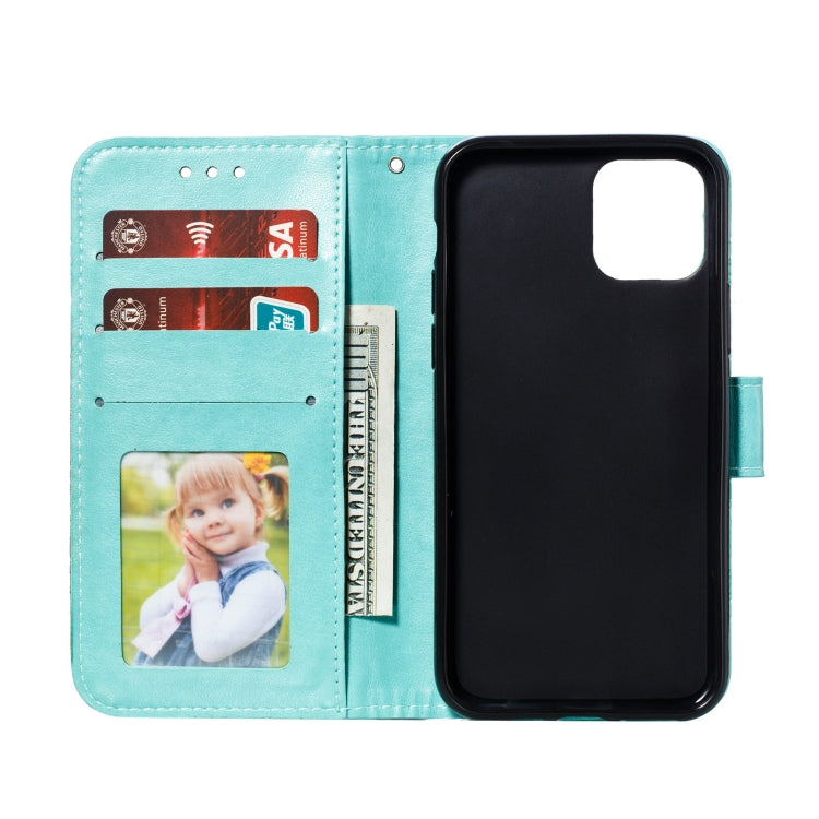 For iPhone 11 Pro Mandala Embossing Pattern Horizontal Flip Leather Case, with Holder & Card Slots & Wallet & Photo Frame & Lanyard